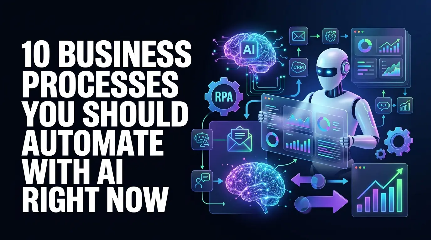 10 Business Processes You Should Automate with AI Right Now