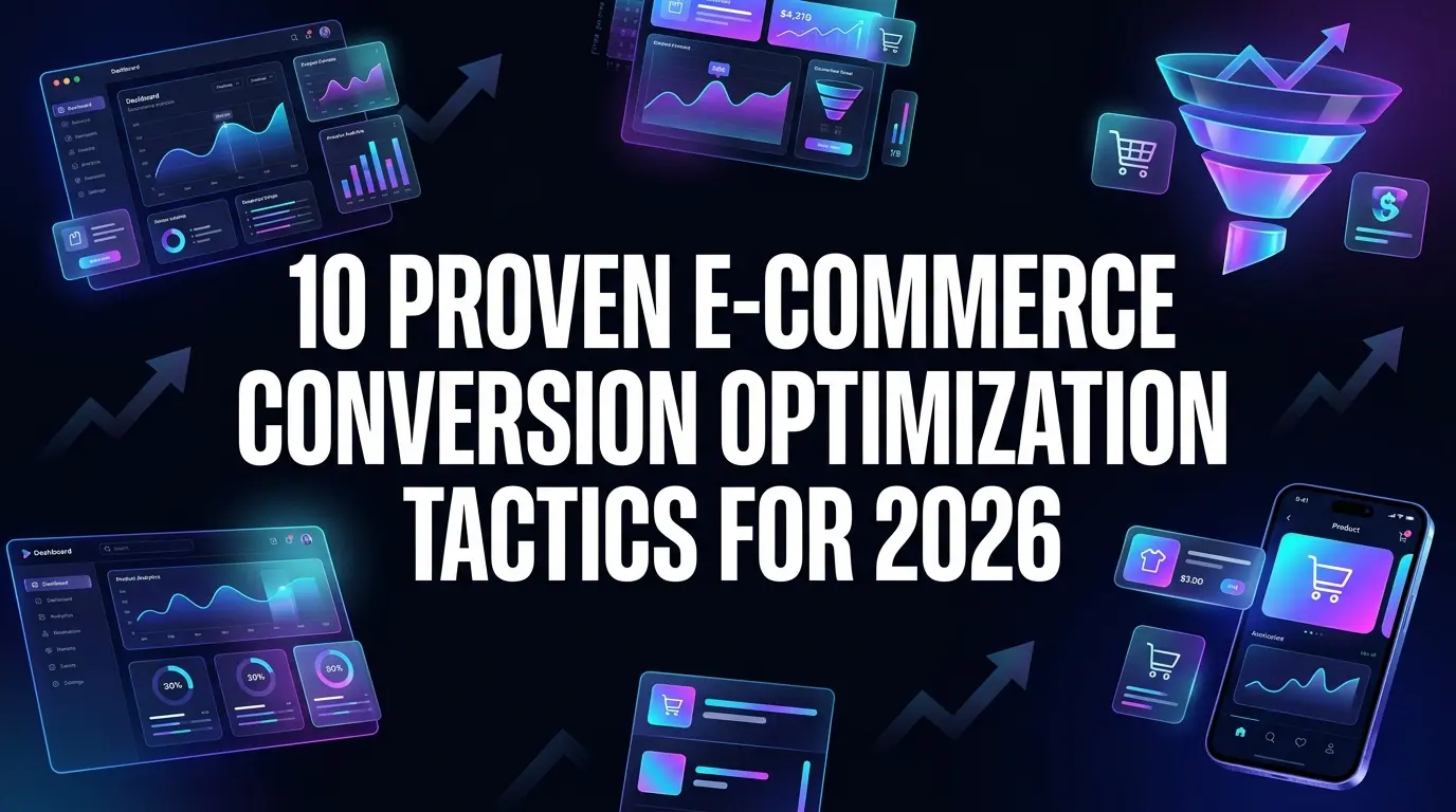 10 Proven E-Commerce Conversion Optimization Tactics for 2026