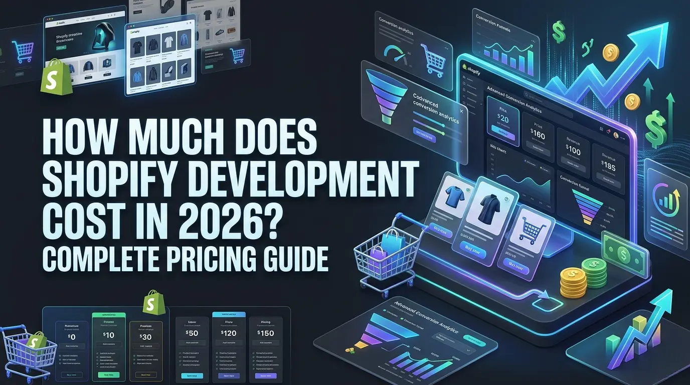 Shopify development cost 2026 pricing guide