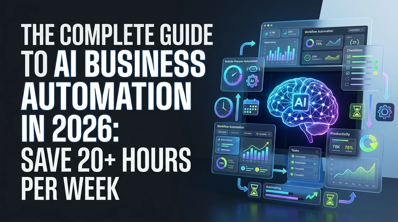 The Complete Guide to AI Business Automation in 2026: Save 20+ Hours Per Week