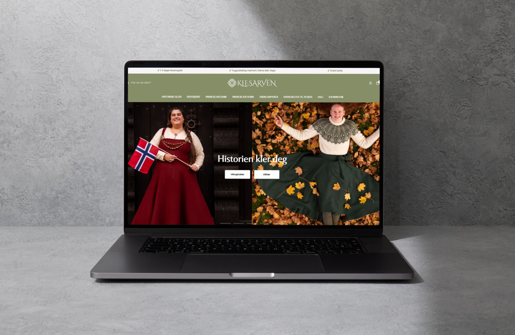 Shopify clothing brand store development project