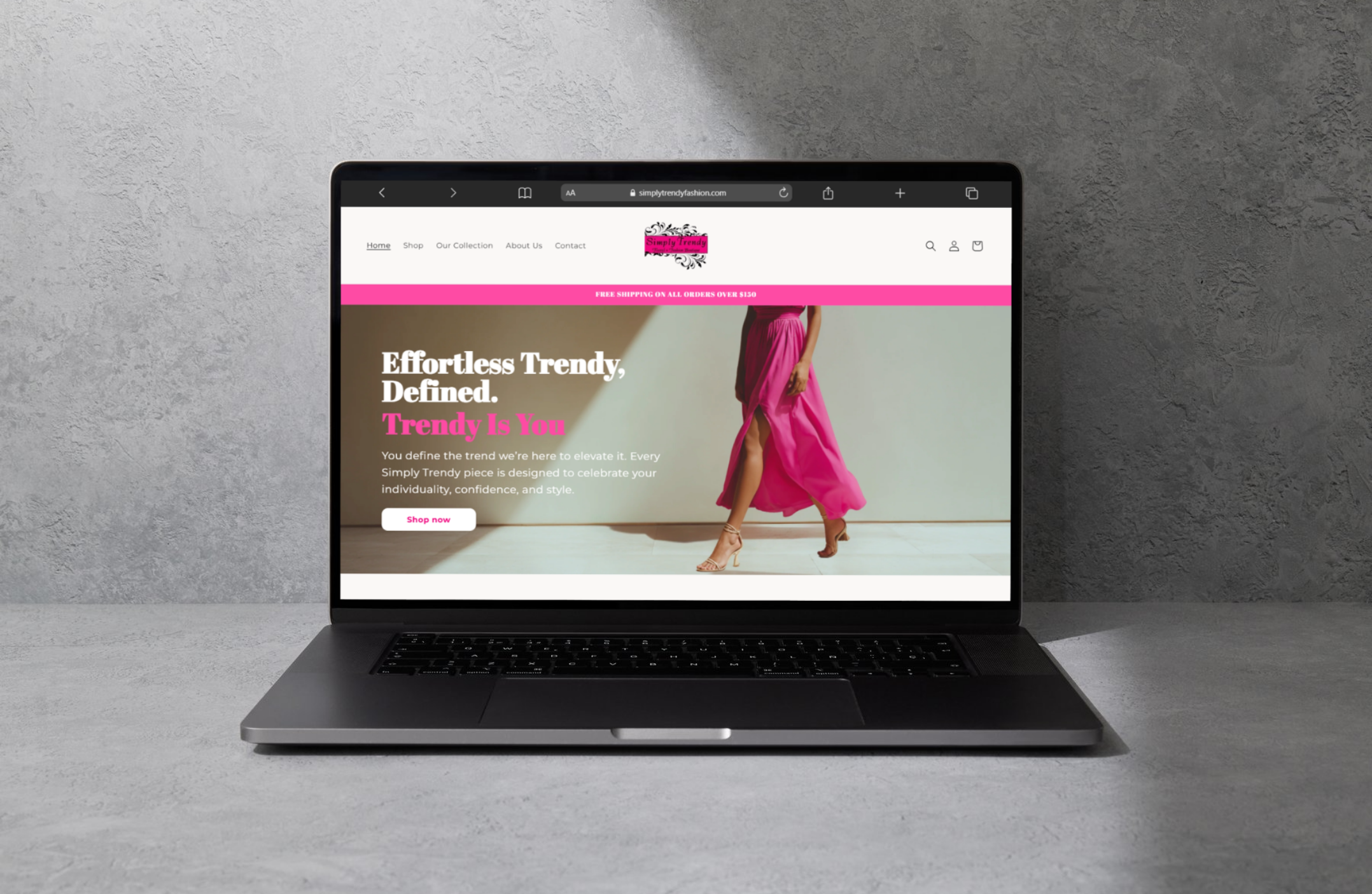 Shopify and ecommerce development portfolio project
