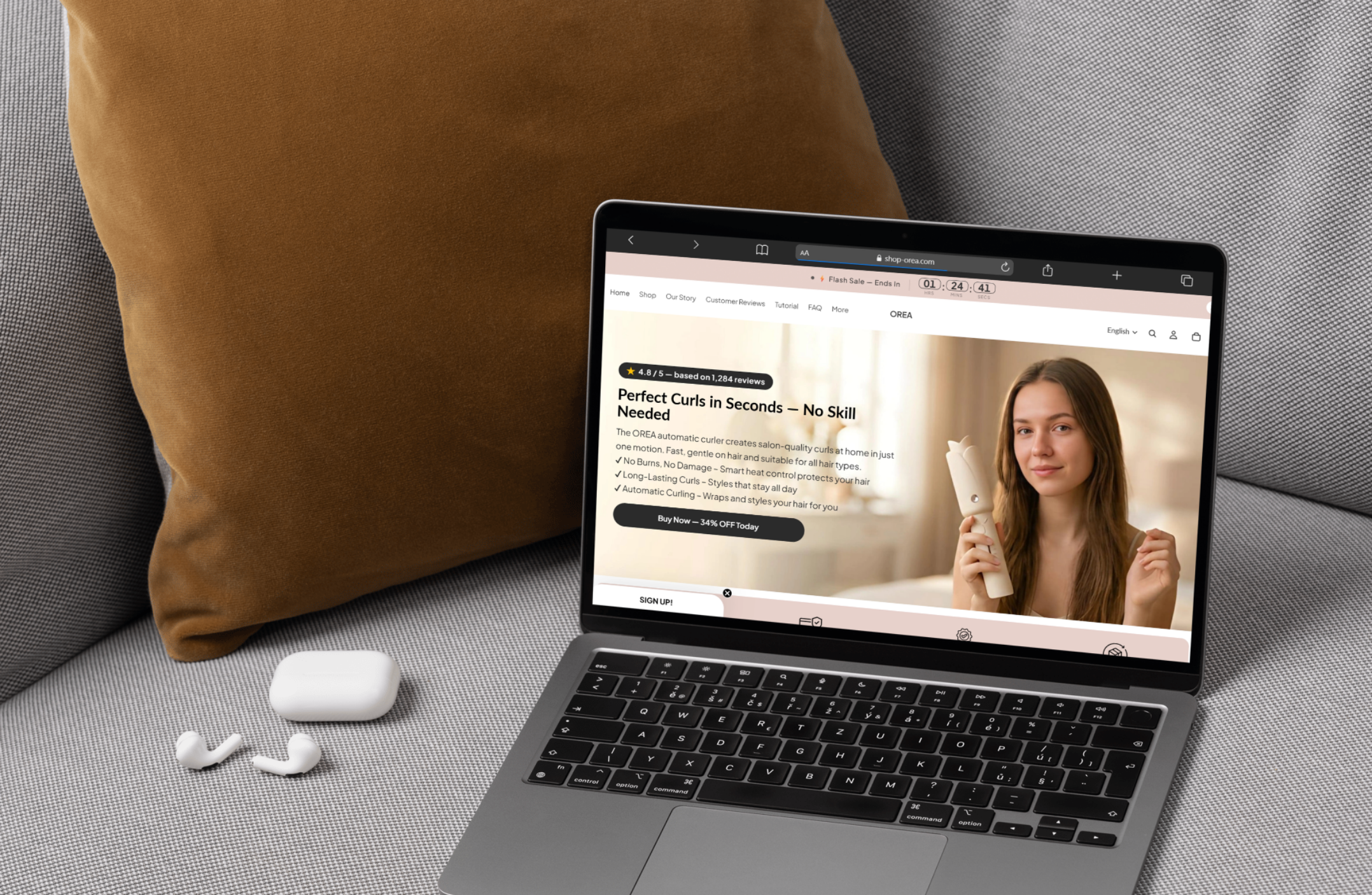 Shopify and ecommerce development portfolio project
