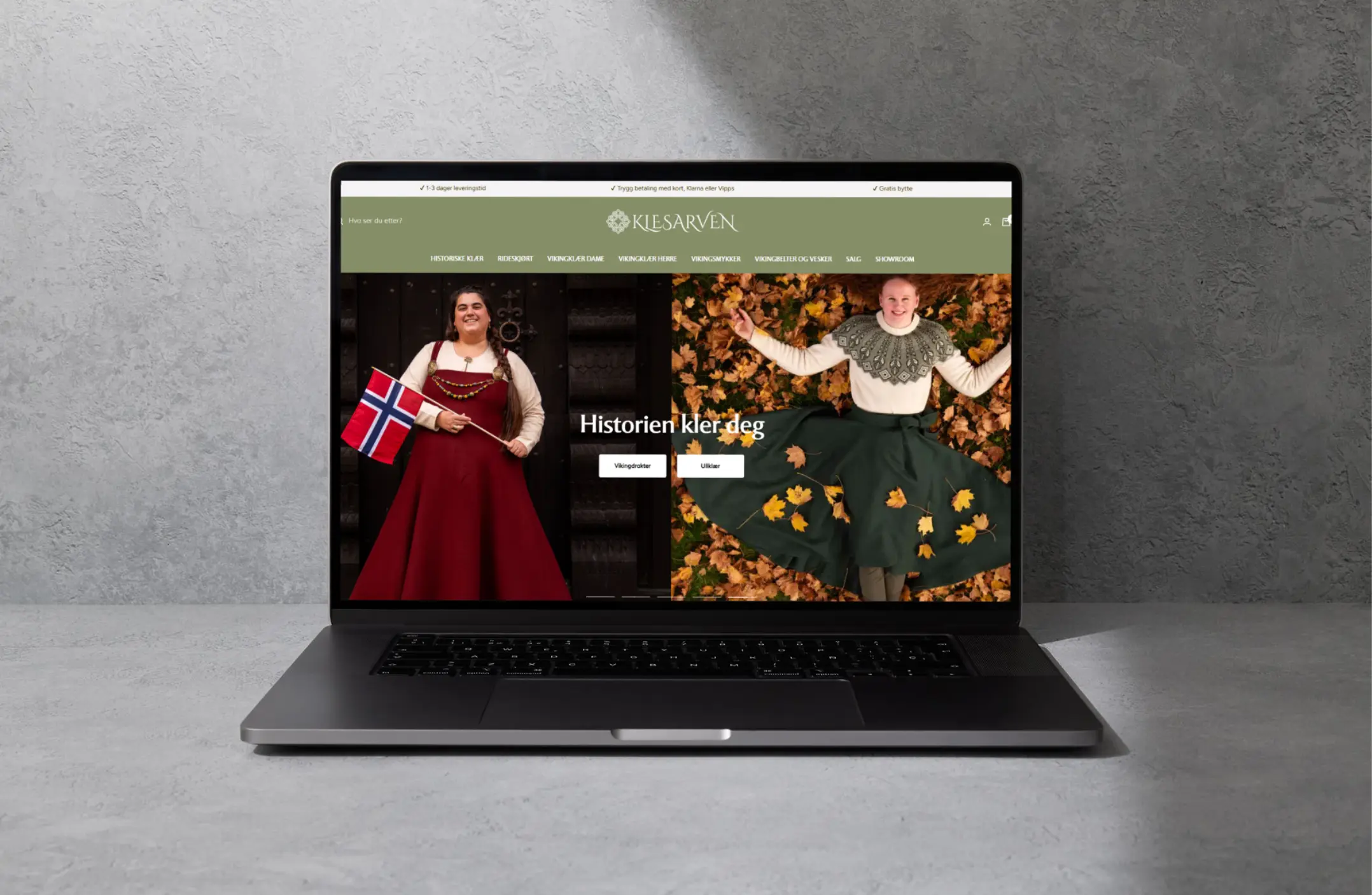 Shopify clothing brand store development project